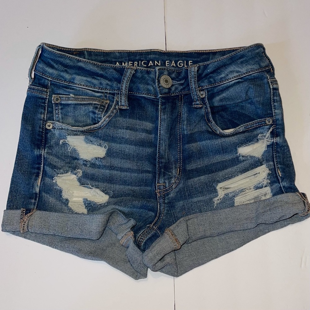 American Eagle Hi-Rise Shortie size 6
